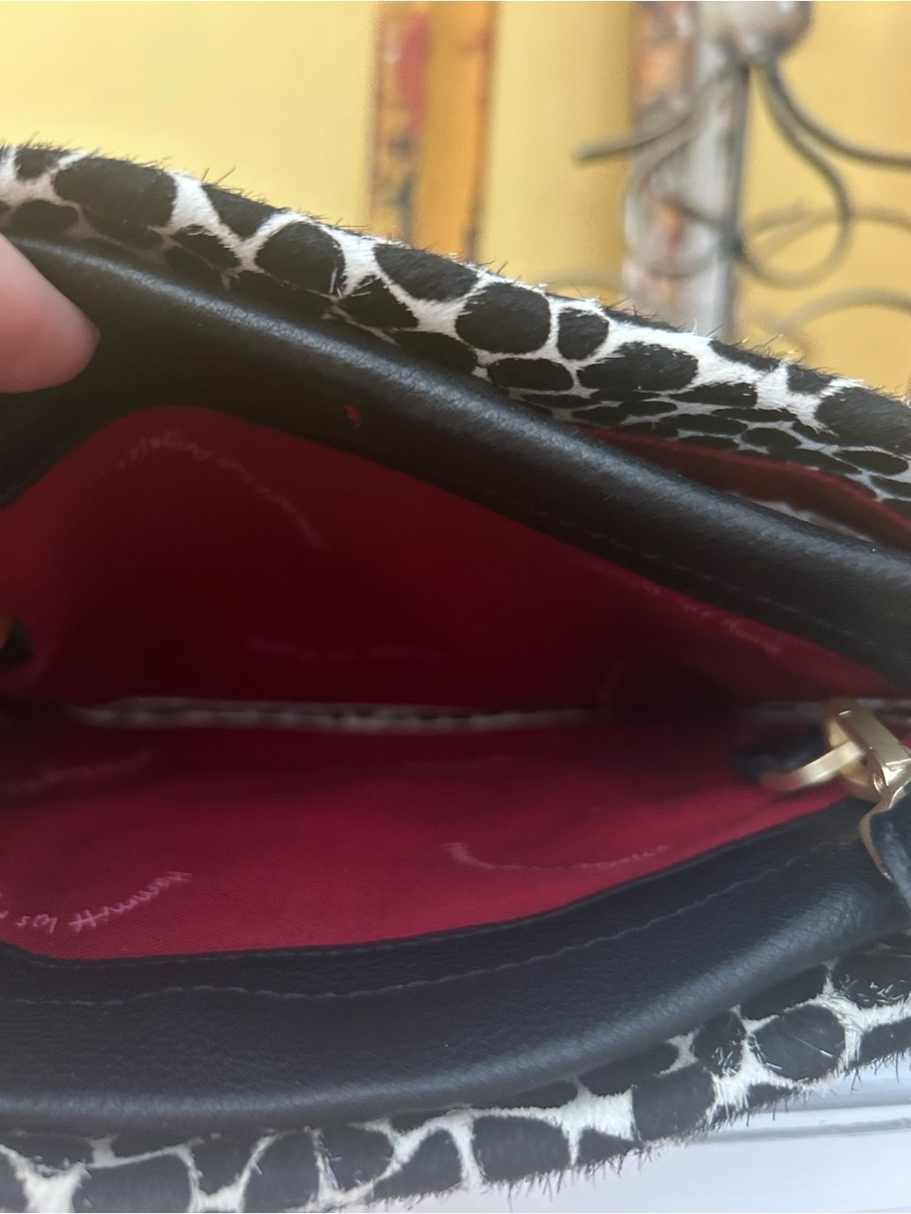 Hammitt VIP Medium Crossbody Clutch – Duke Dapple Calf Hair NWT old money - Picture 8 of 12